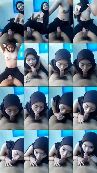 Di sepong mahasiswa hijab cantik